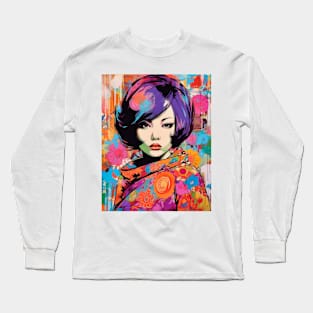 The Asian American Pop Street Mosaic Long Sleeve T-Shirt